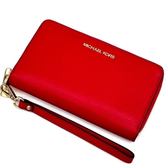 Michael Kors JST LG Flat MF Phone Case
Wallet Red/Gold - Picture 2 of 9